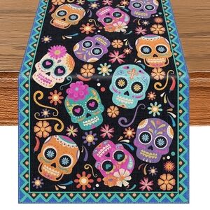 NIP! Sugar Skulls Table Runner 13x72